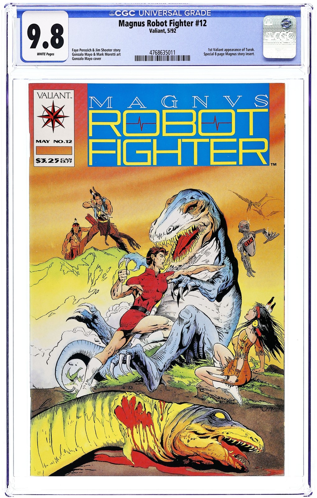 Magnus Robot Fighter #12 CGC 9.8 1992 4768635011