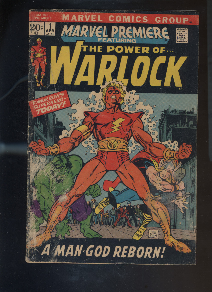 Marvel Premiere #1 1972 1st Adam Warlock Soul Gem Bronze Age KEY GD Gil Kane