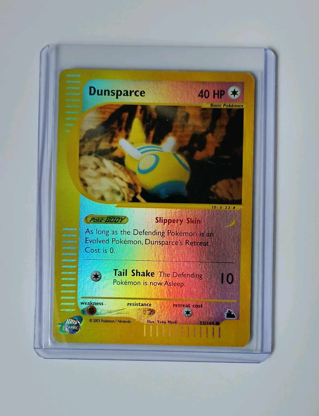 Pokemon TCG Dunsparce Skyridge 53/144 Reverse Holo Yuka Morii NM MINT