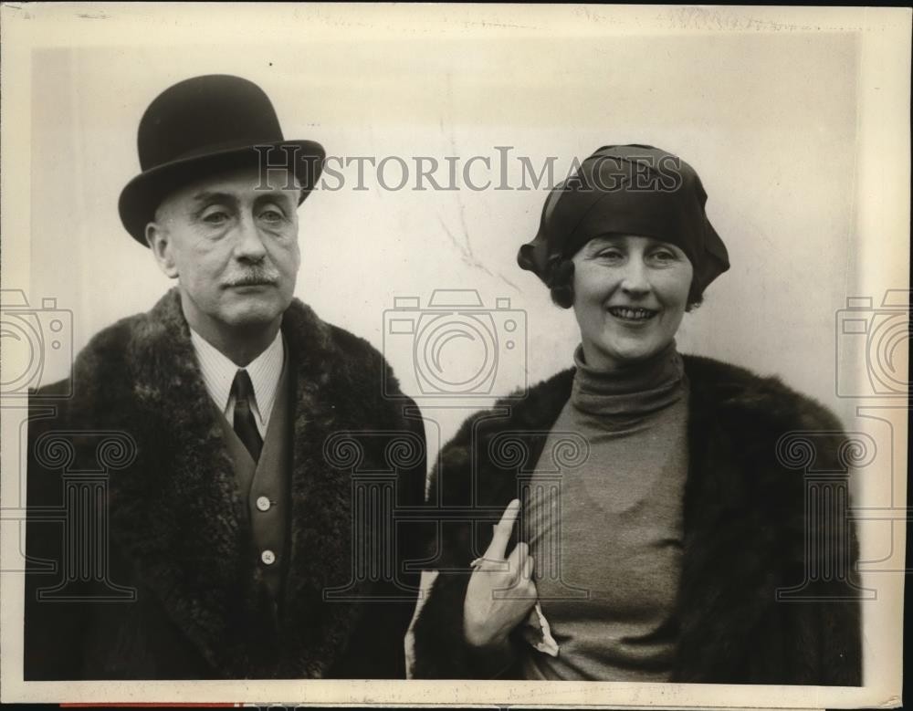 1926 Press Photo Sir Charles & Lady Sackville-West nee Ann Meredith actress