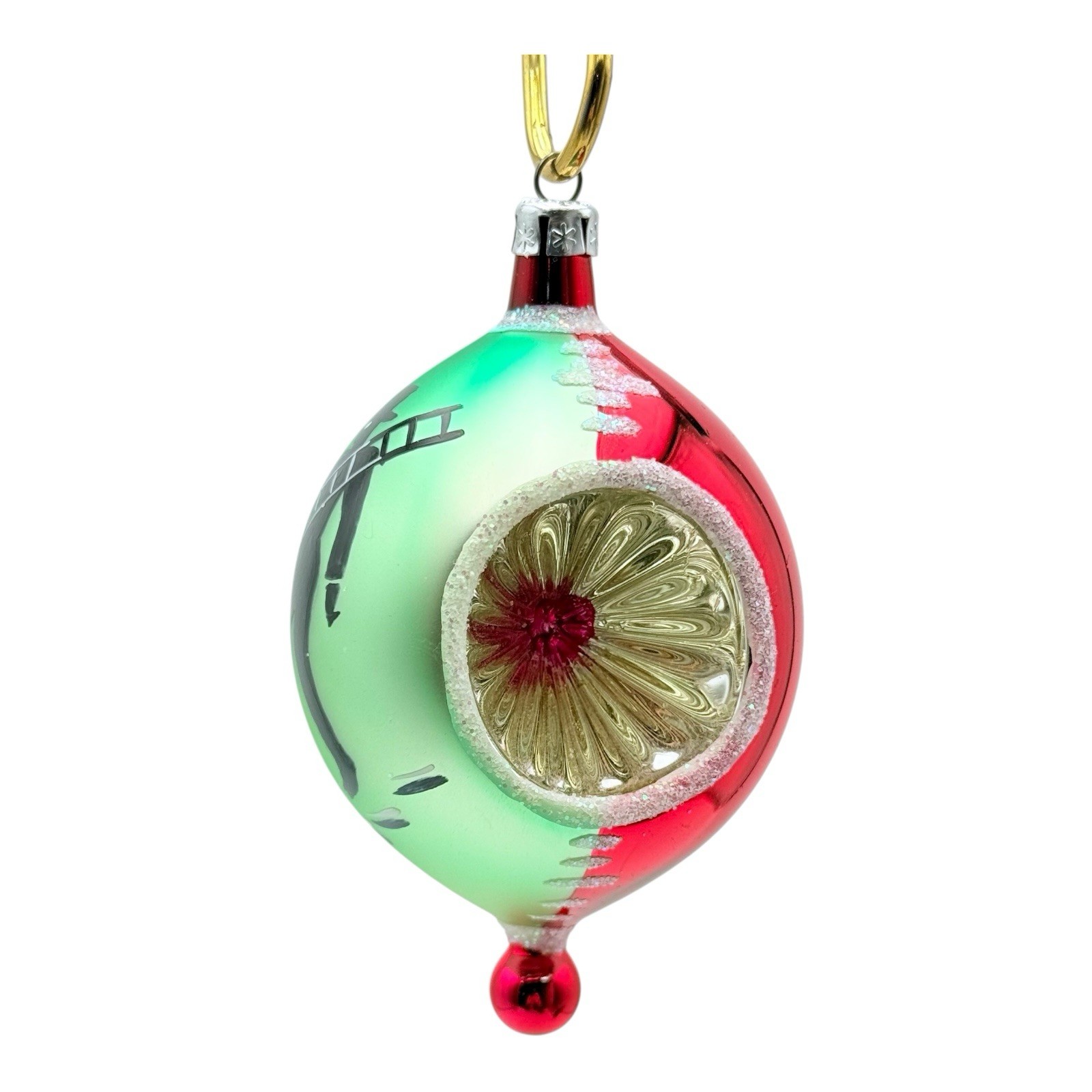 Christopher Radko Just Like Grandma’s Reflector Glass Ornament 1992 Retro RARE