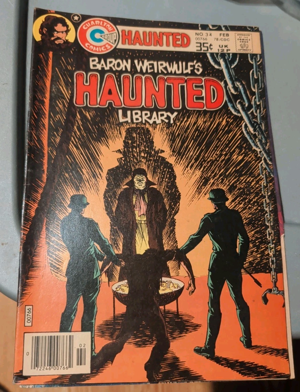 1978 Charlton Comics Baron Weirwulf's Haunted Library #34 - Many Comics Avail