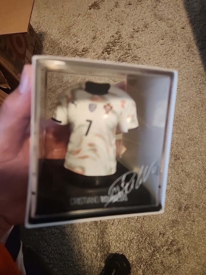 FanCollex MyJersey Cristiano Ronaldo #7 2025 Away Jersey AR Figurine