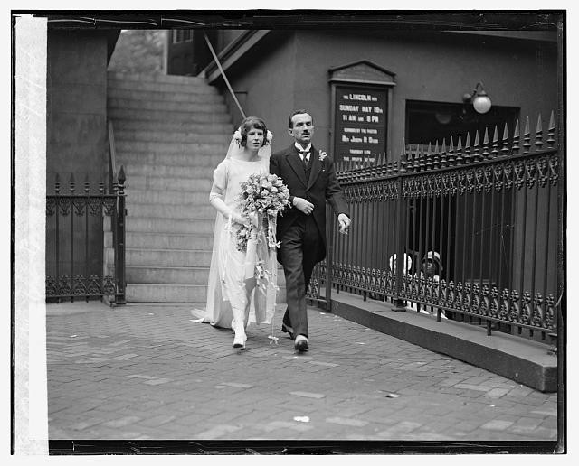 Photo:Mr. & Mrs. Charles Bruggmann,5/14/24,May 1924