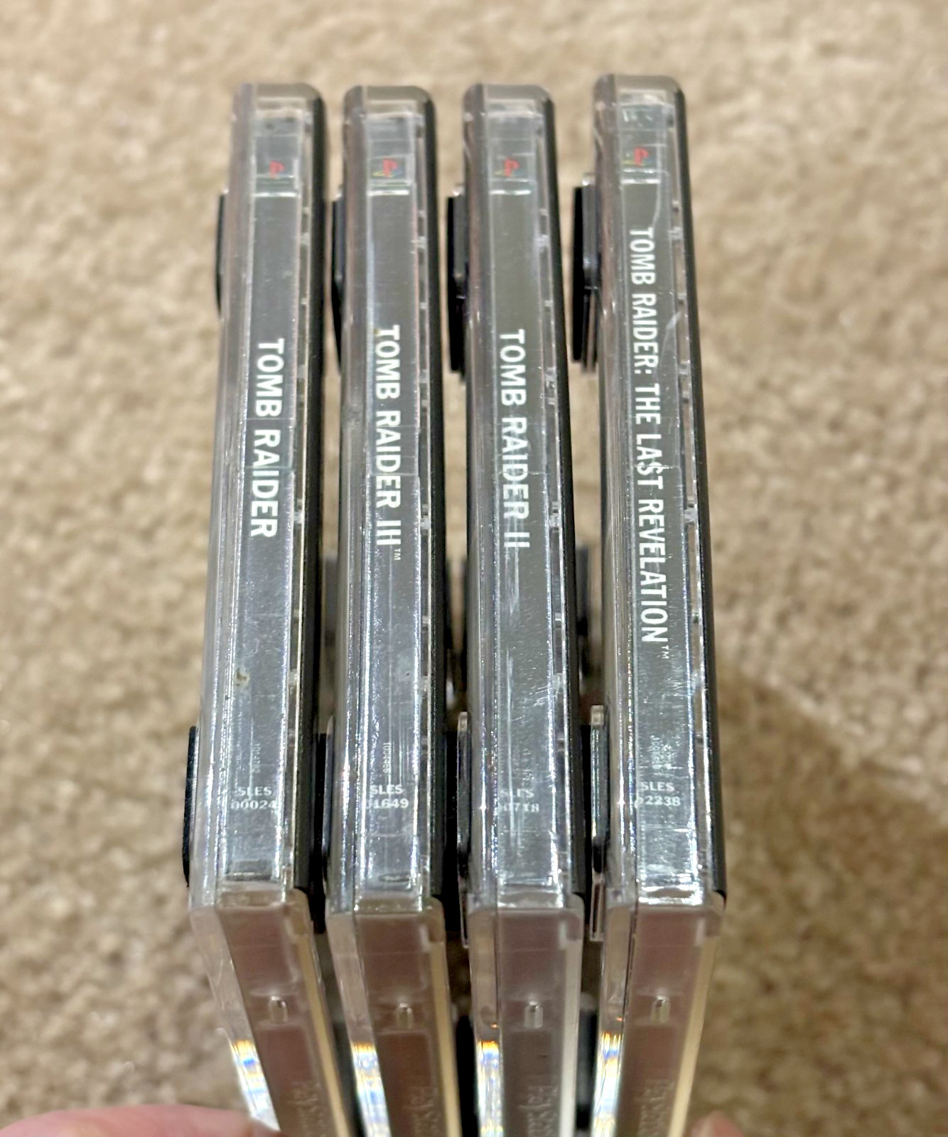 Official PS1 Classic Retro Coasters Tomb Raider Edition by Numskull Set of 4