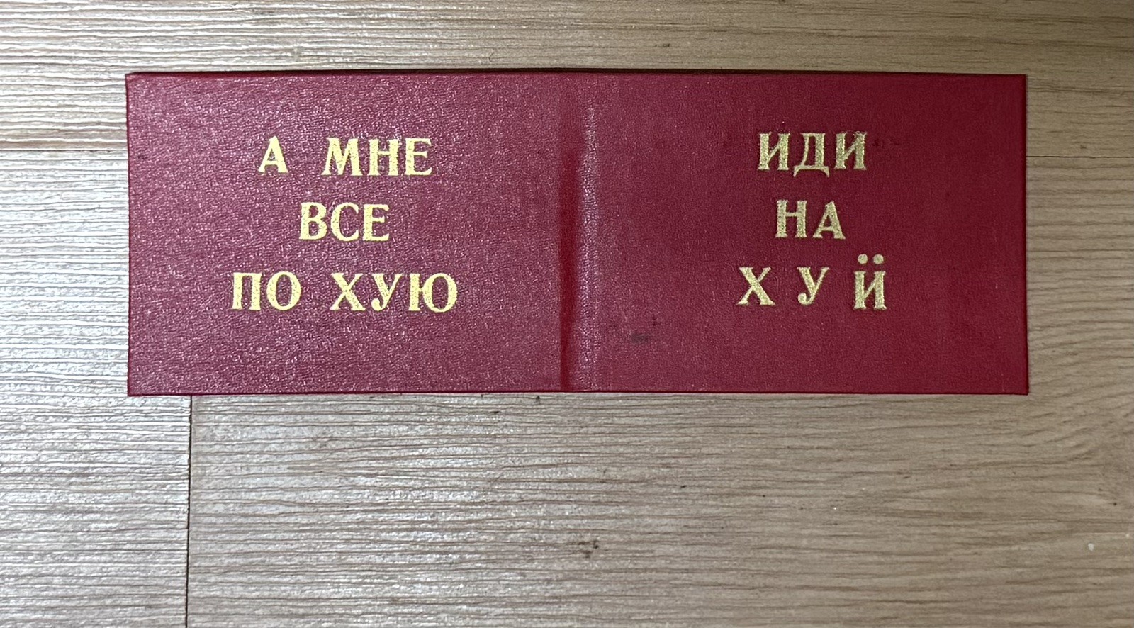 Russian USSR Soviet ID Card Of A 