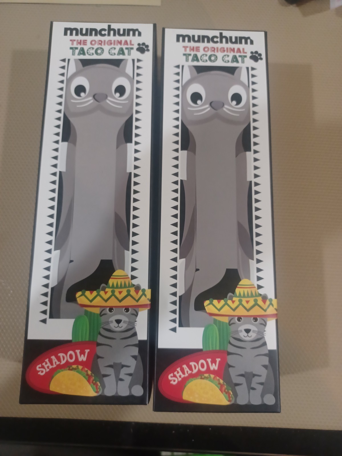 TWO PACK Munchum The Orginal Taco Cat Taco Holder “Shadow” - NEW