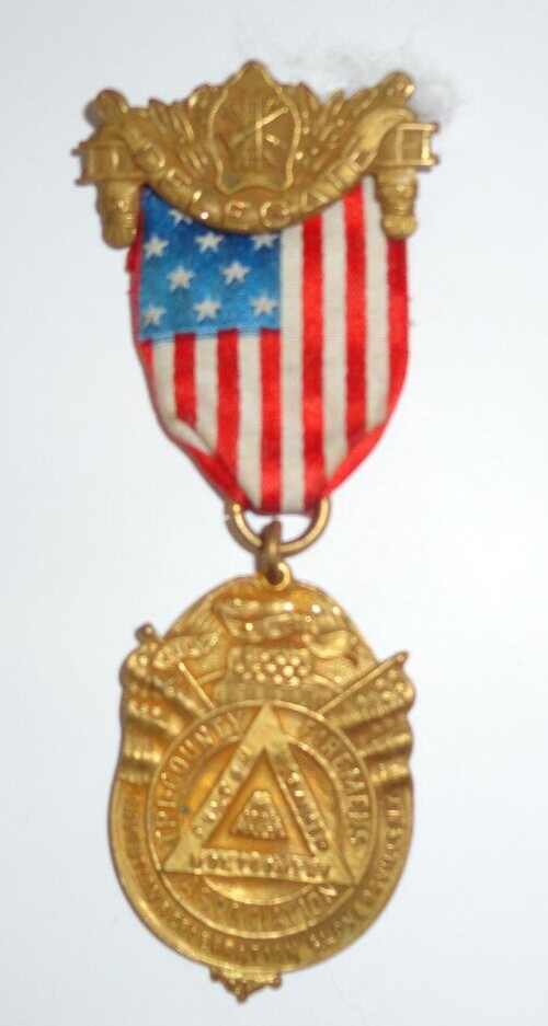Antq. 1911 Tri-County Firemans Convention Glover,N.Y Herkimer/Fulton/Montgomery