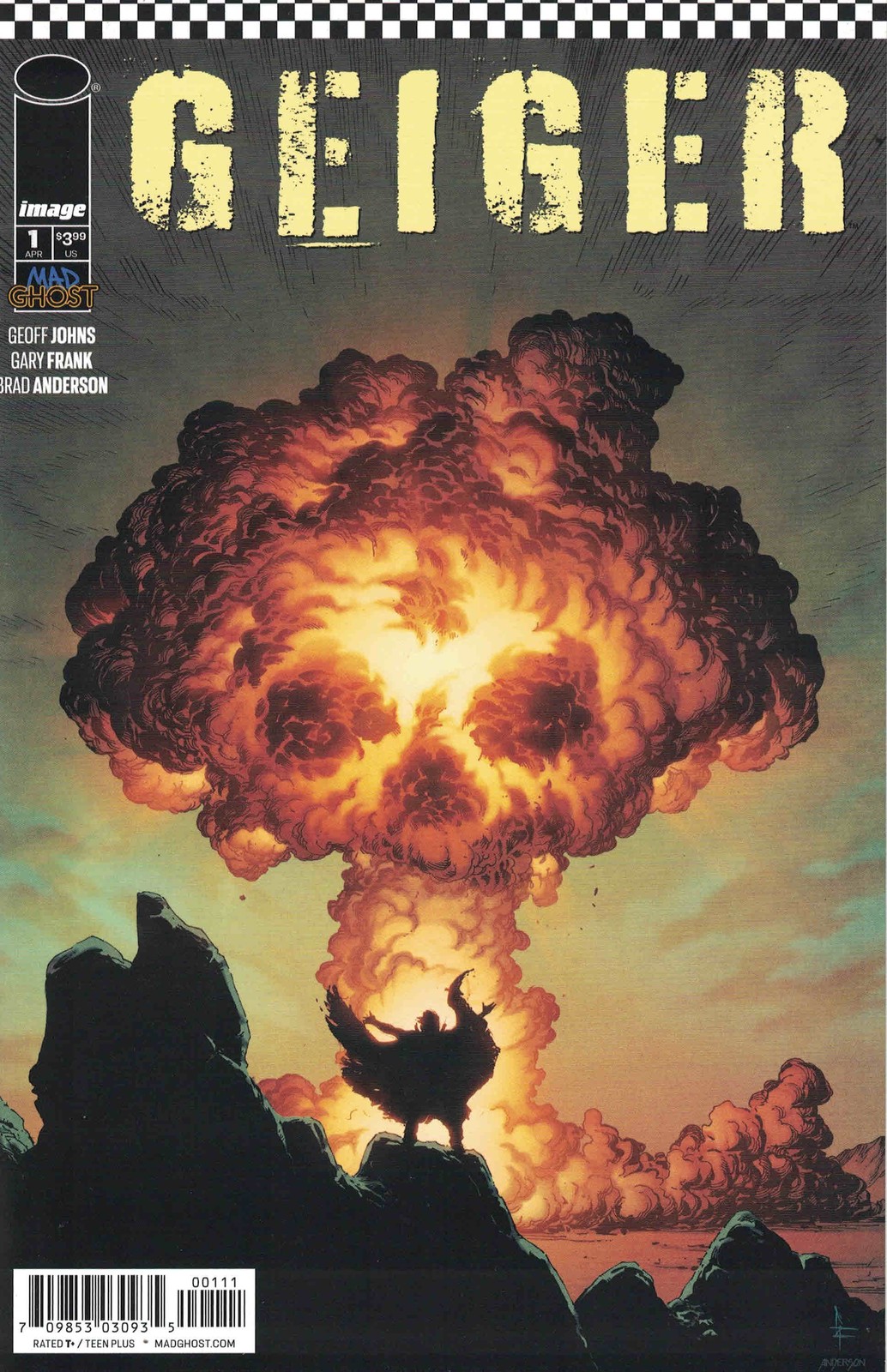 Geiger #1 1st Print Cover A Image 2021 Gary Frank Geoff Johns