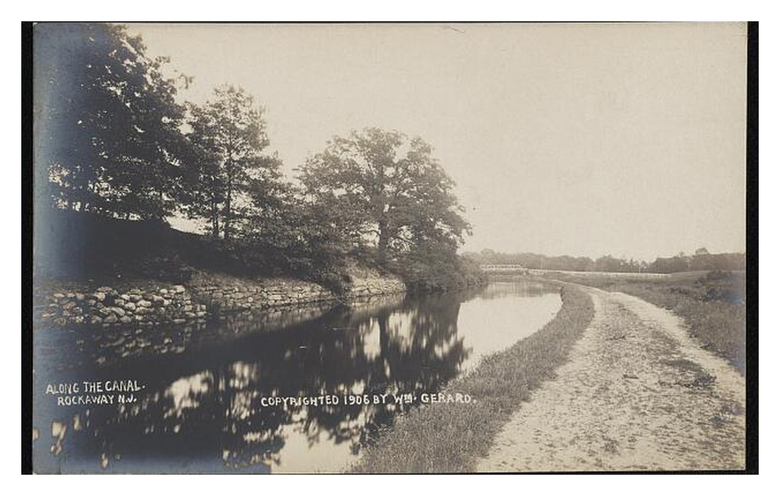 Rockaway New Jersey Canal Standard Postcard