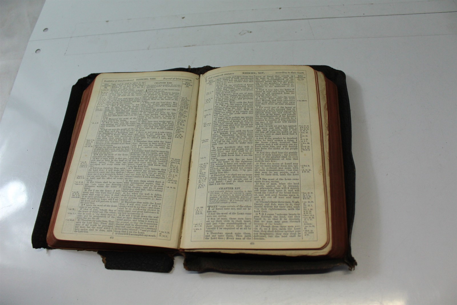 Antique Bible 1895-1913 Old & New Testament With Inclusions Oxford Teacher Ed