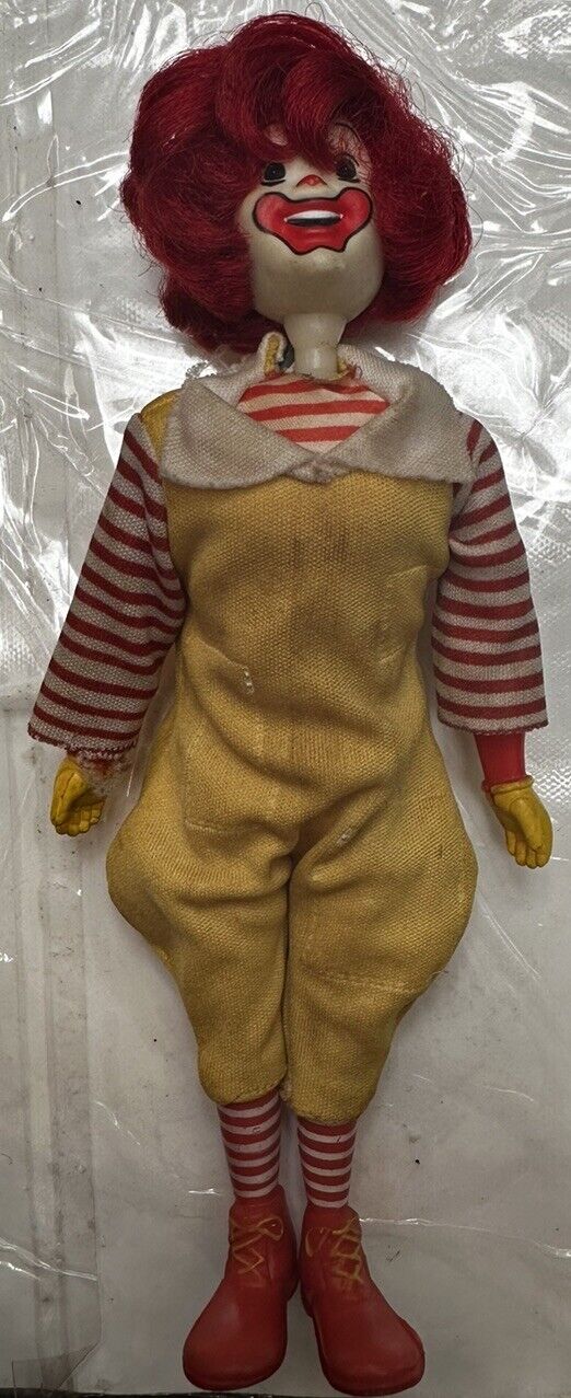 1976 Vintage Remco McDonalds McDonaldland Toggle Head Doll RONALD McDONALD