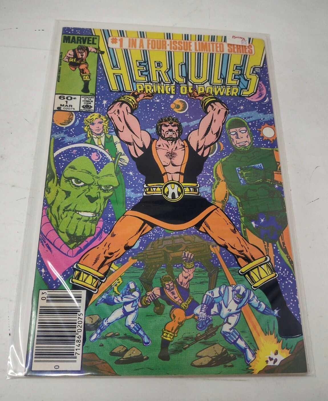 Hercules Prince of Power #1 1984 Marvel Comics High Grade Bob Layton Vintage 