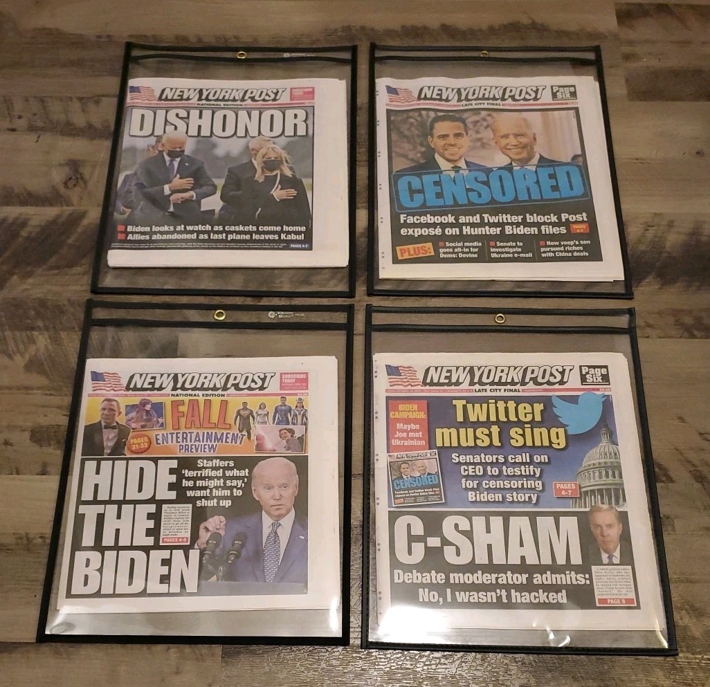 2019 Oct 3, Nov 29 TRUMP THANKSGIVING,, 2020 Feb 6,  Three New York Post New