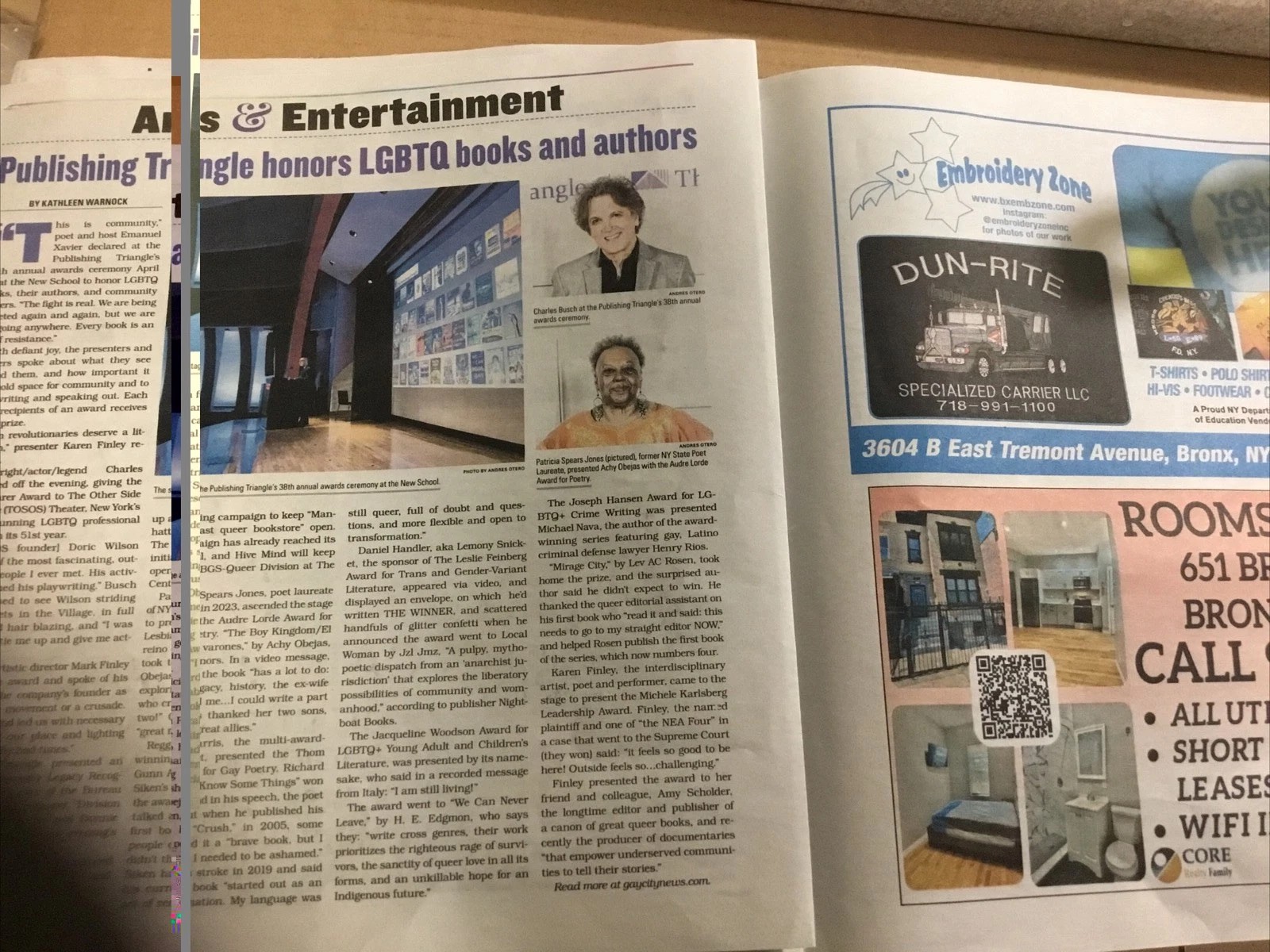 Publishing Triangle Awards, WASTELAND Scooter LaForge/Jason Haaf…2026 Gay City