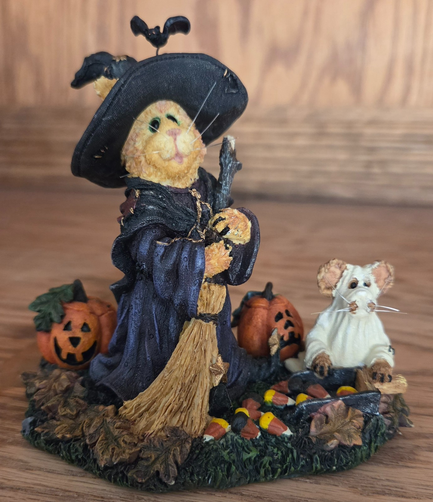 Boyds Bears Purrstone “Sabrina & Boo… Purrfect Treats” #81010 – Halloween