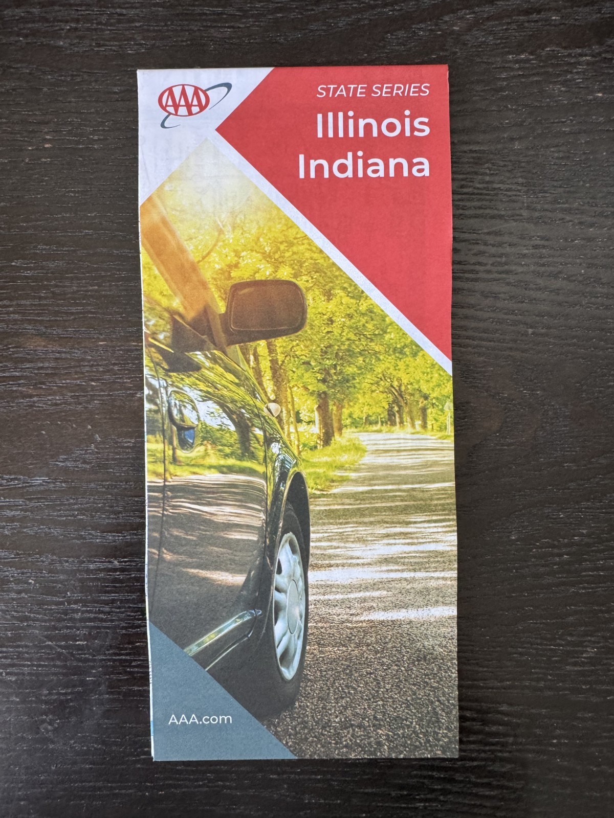 AAA Road Map-The Map of Illinois and Indiana - State Series -2022