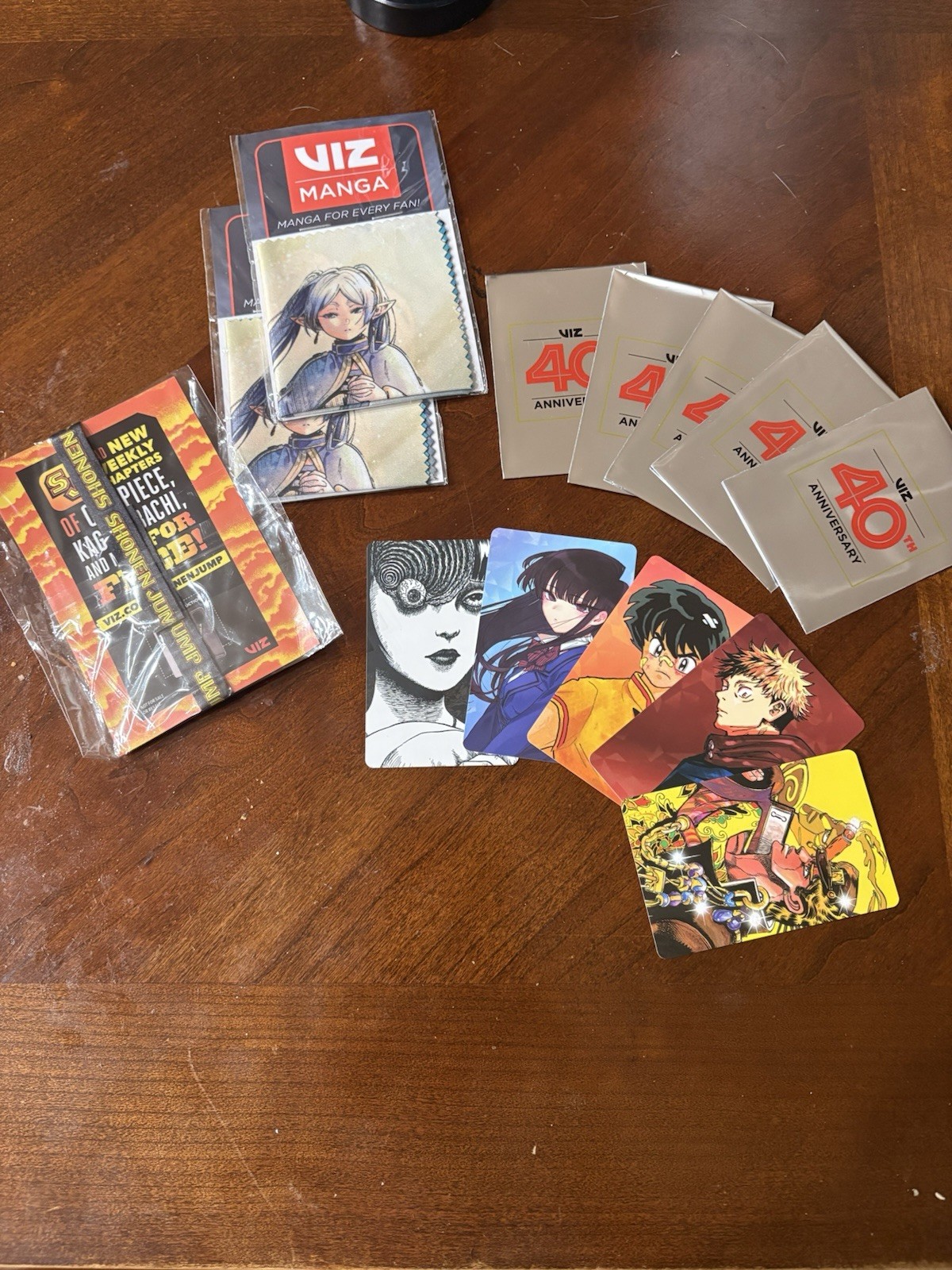 Best Offer -2026 SDCC VIZ 40th Anv. Trading Cards - 5 card set + Free Booth Swag Best Offer -2026 SDCC VIZ 40th Anv. Trading Cards - 5 card set + Free Booth Swag