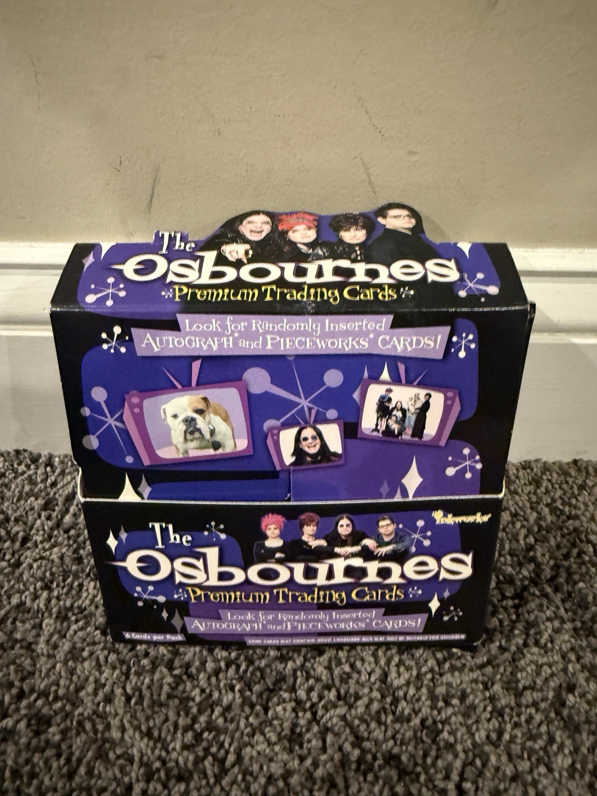 Osbournes Trading Card Box 36 Packs Ozzy Inkworks 2002