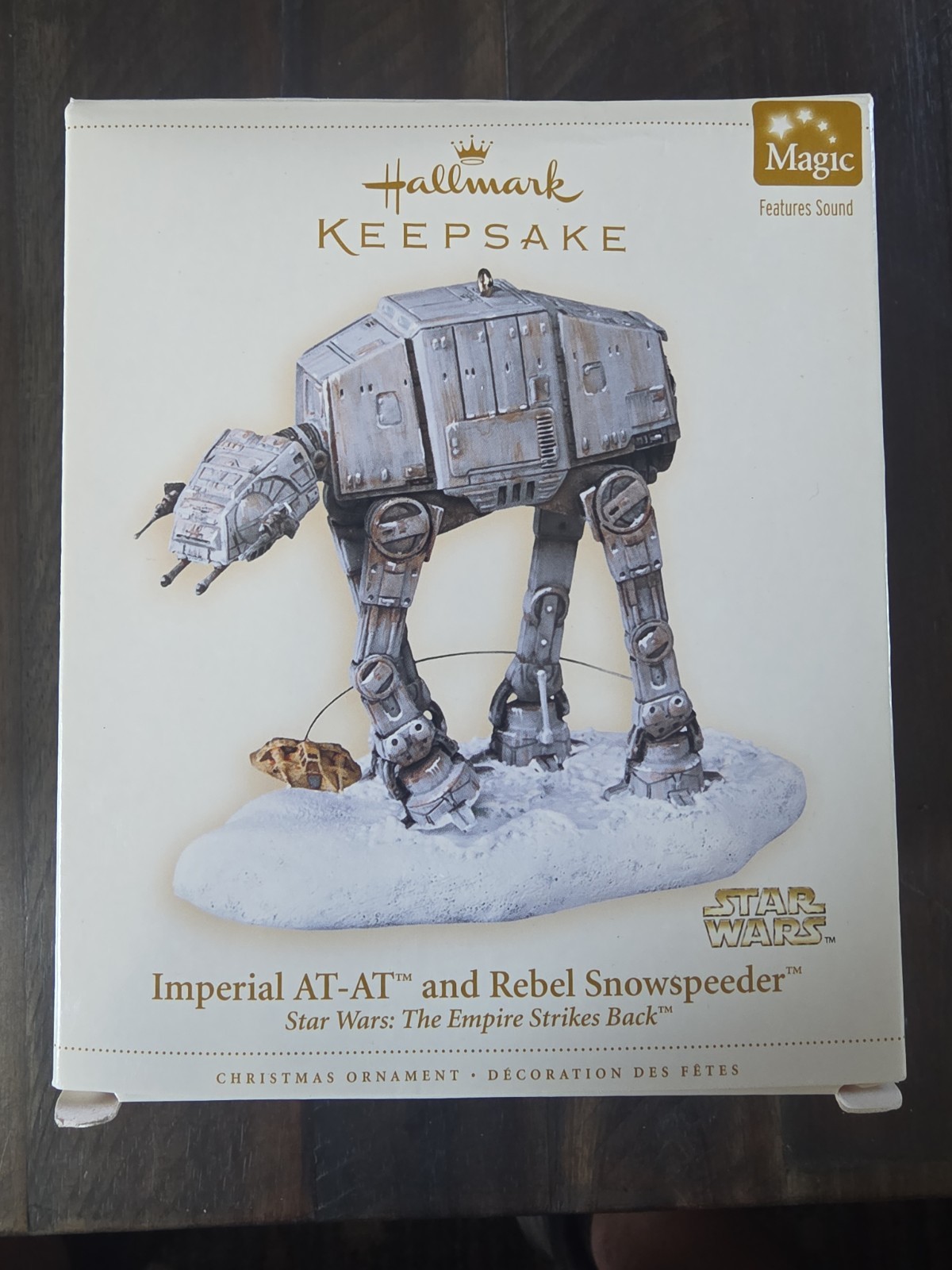 Hallmark Keepsake 2006 Star Wars AT-AT Snowspeeder Sound Magic Ornament QXI6273 Hallmark Keepsake 2006 Star Wars AT-AT Snowspeeder Sound Magic Ornament QXI6273