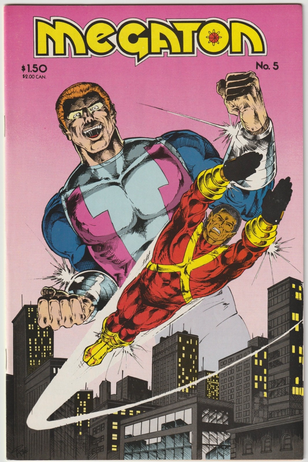 Megaton #5 FN+ 6.5 1st Interior Art by Rob Liefeld Megaton Publishing 1986