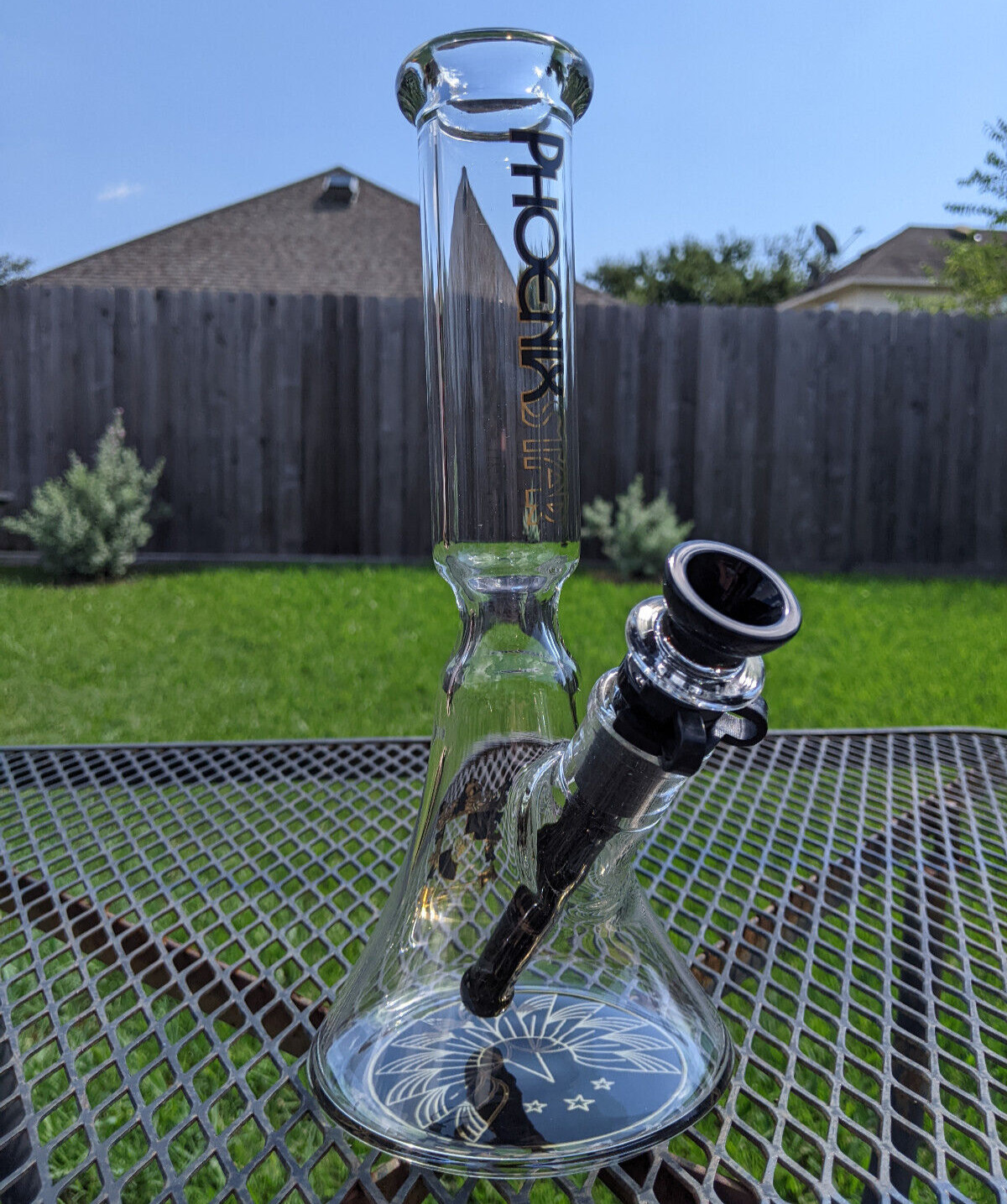 Glass Beaker Water Pipe - Phoenix - 10