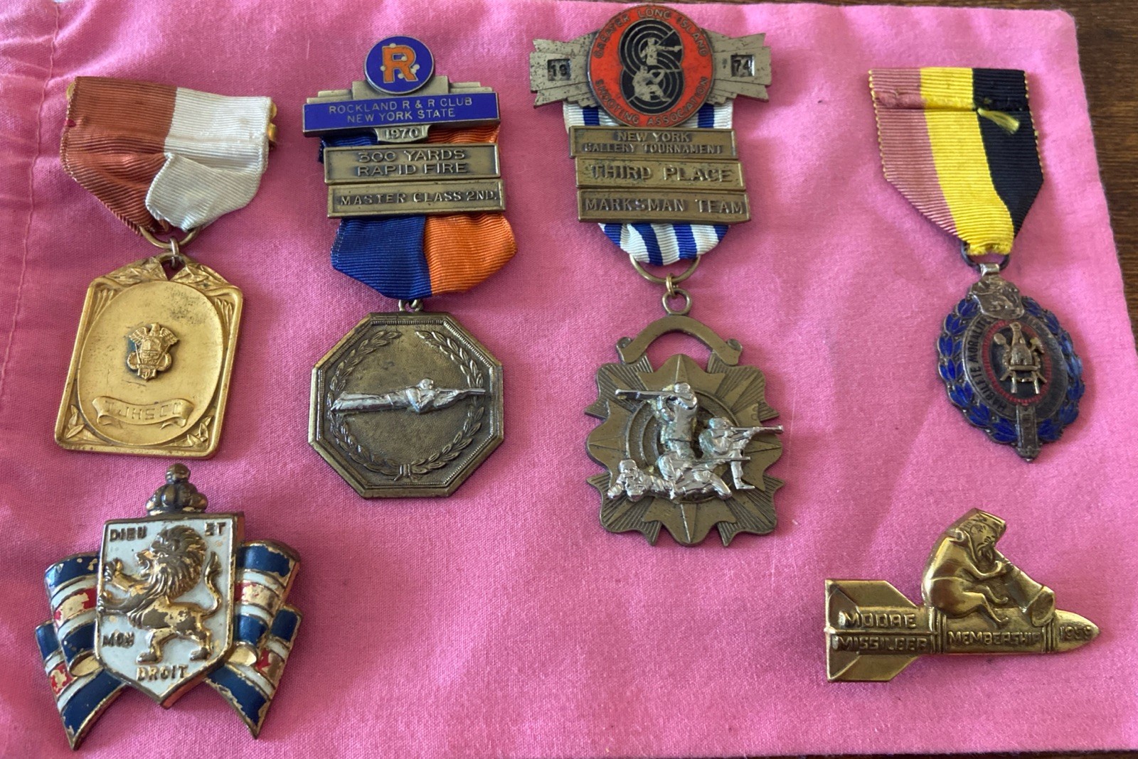 Estate Lot 6 Interesting Medals Long Island New York, Rockland, England, Austria