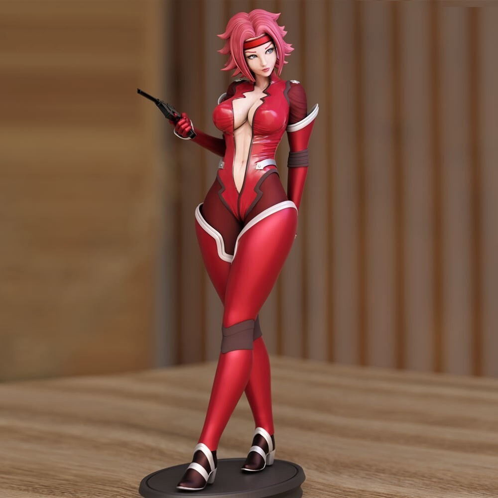 1:8 Kallen Kozuki Code Geass Fan Art High Quality Garage Kit