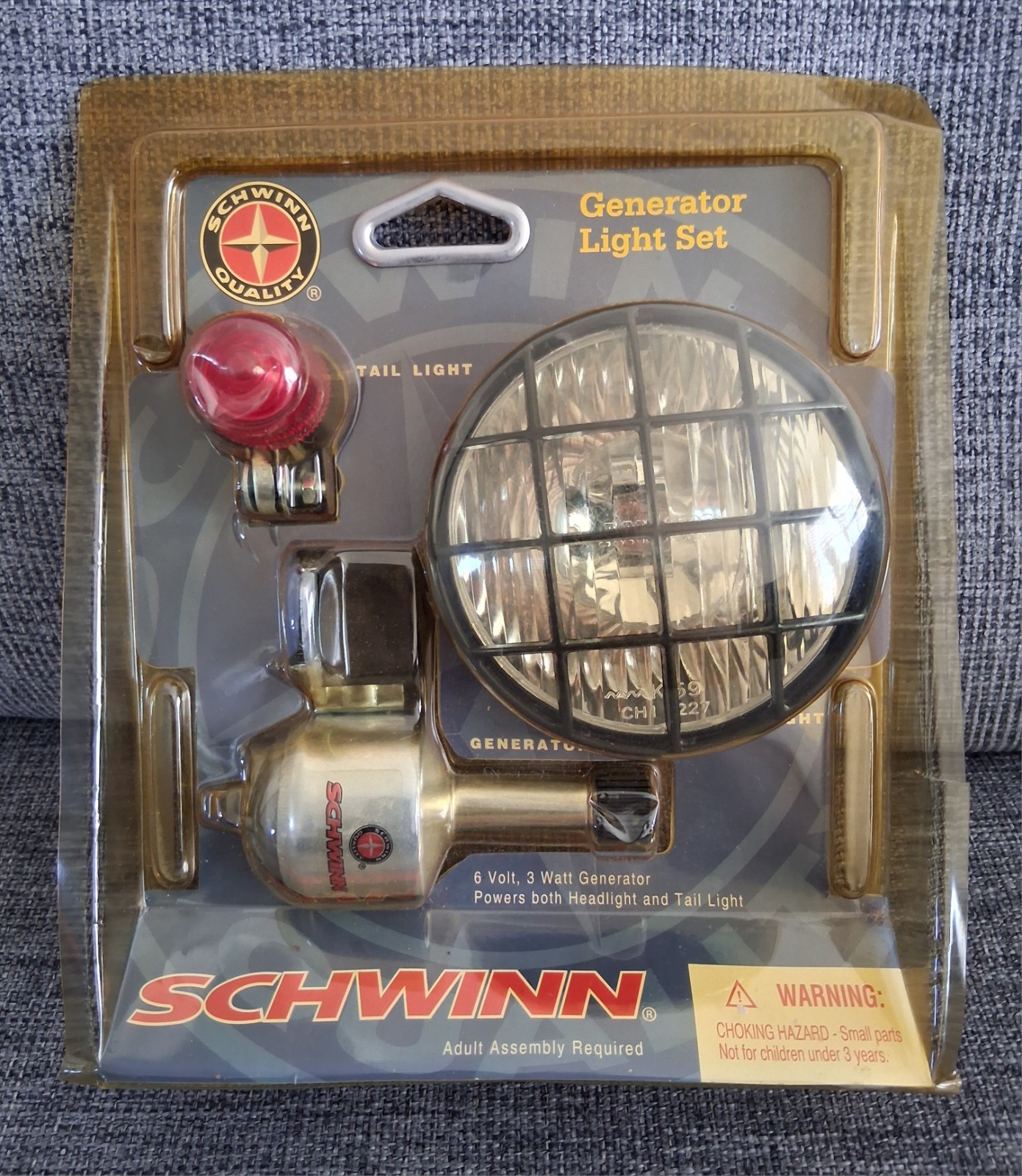 Schwinn Vintage 2005 Bicycle Generator Light Set SW596 New Old Stock Sealed 