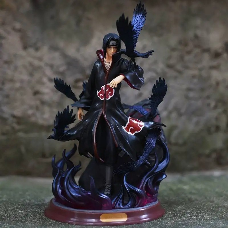 Naruto Itachi Uchiha Figure 28cm Anime Statue PVC Collectible Model Toy Gift