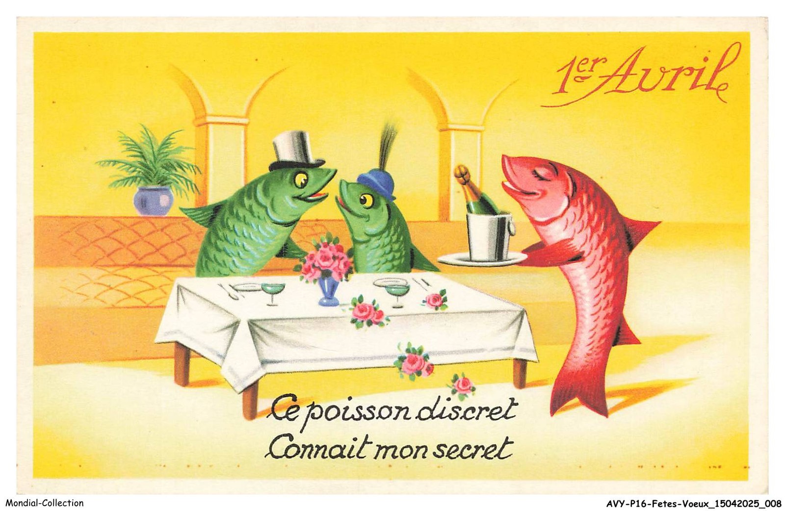 AVYP16-0960-FEASTS-WISHES - April 1st - This discreet fish - Knows my secret AVYP16-0960-FEASTS-WISHES - April 1st - This discreet fish - Knows my secret