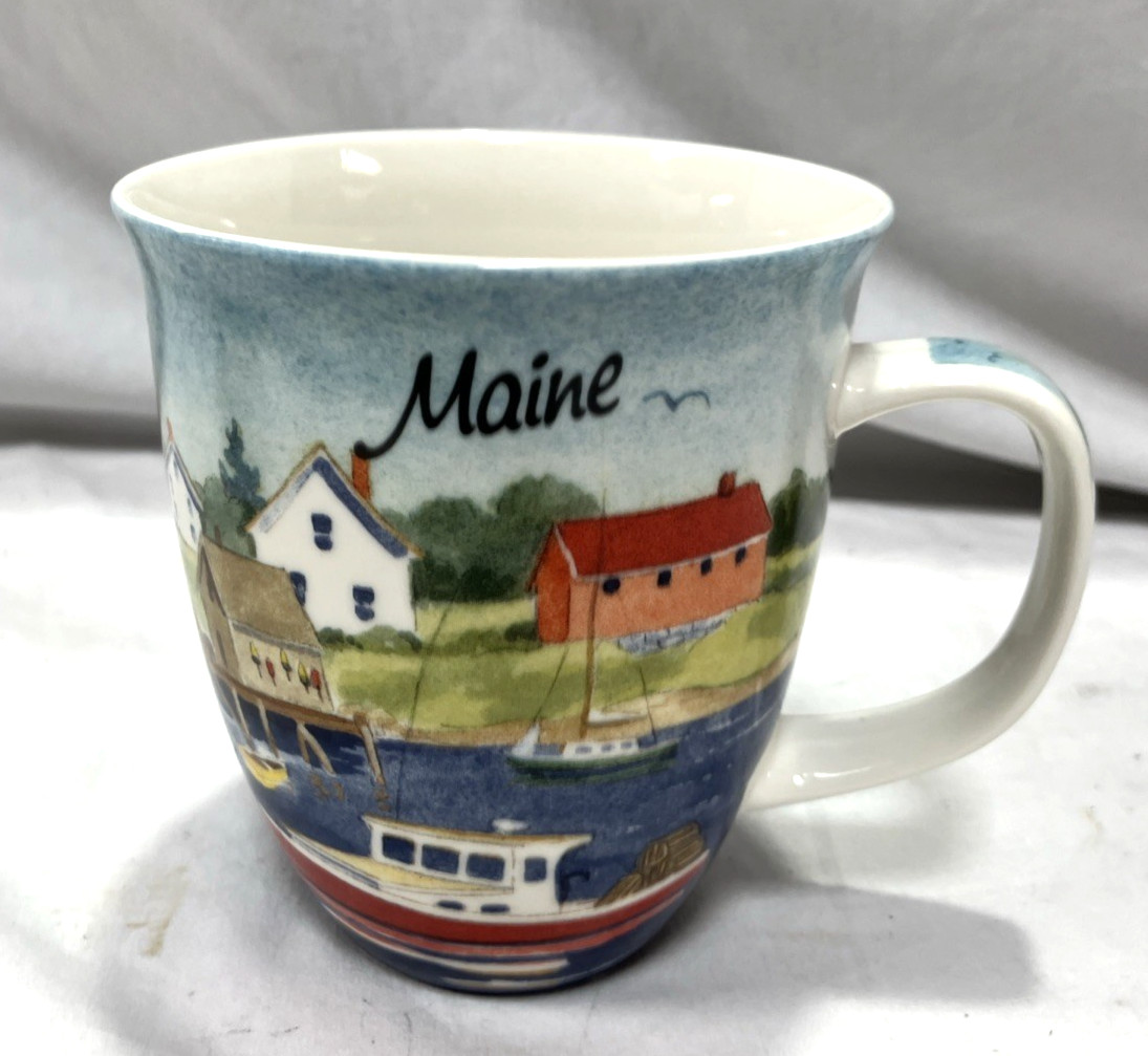 Cape Shore Maine Harbor Coffee Large Tea Mug 16oz