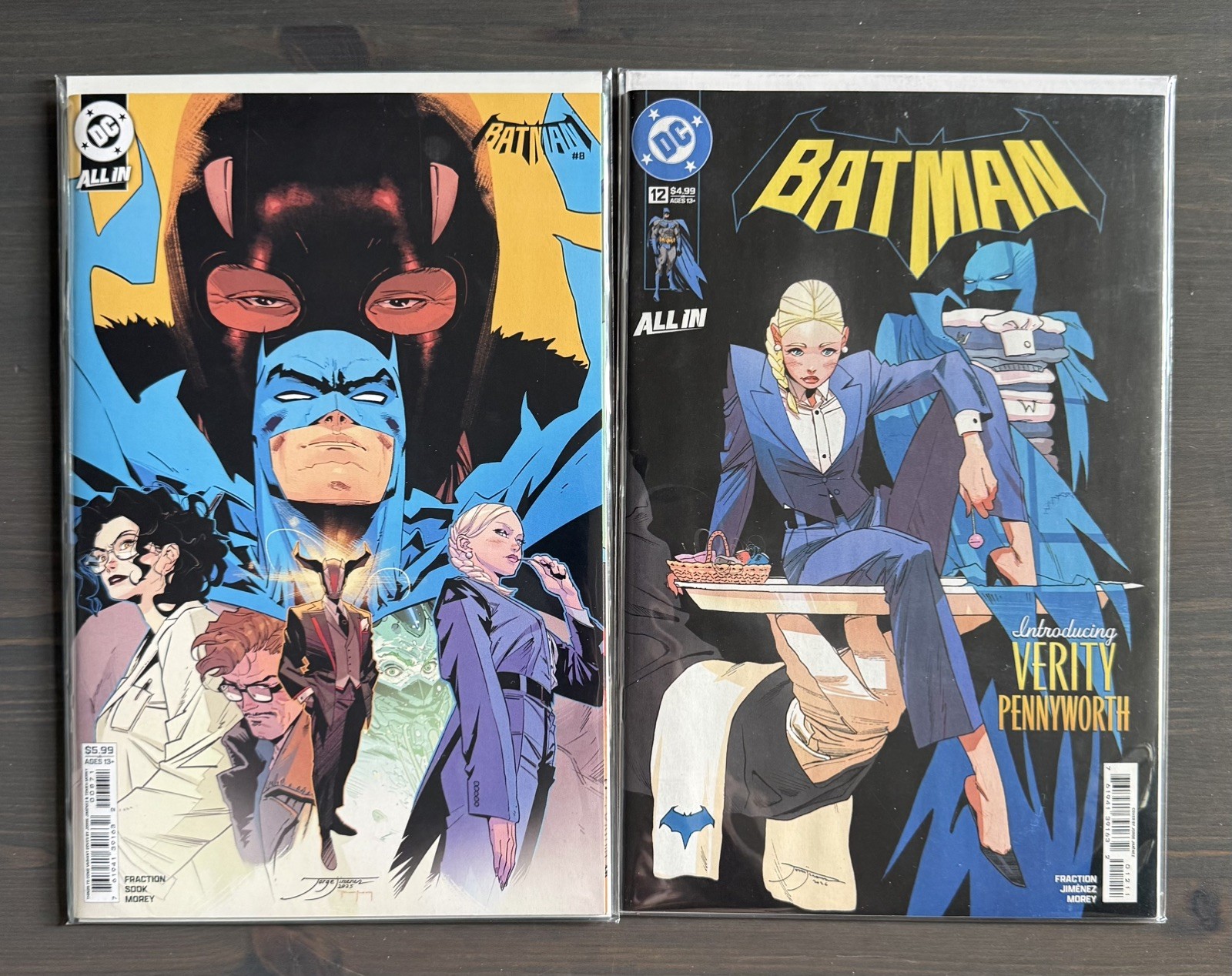 Batman #8 & #12 Lot DC Comics 2026 Introducing Verity Pennyworth All In NM