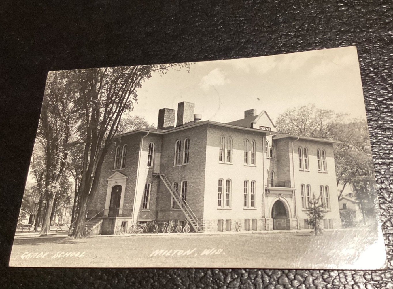 RPPC Milton Wi Grade School House 1926