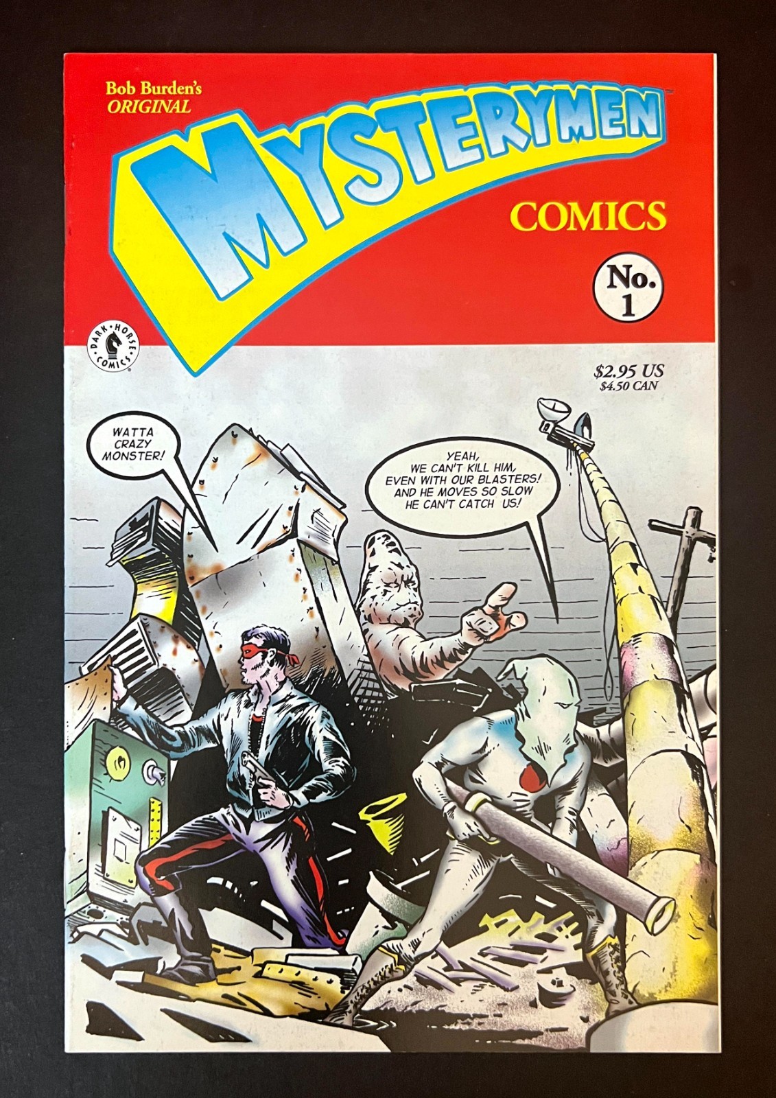 BOB BURDEN'S ORIGINAL MYSTERYMEN COMICS #1 Hi-Grade FLAMING CARROT 1999