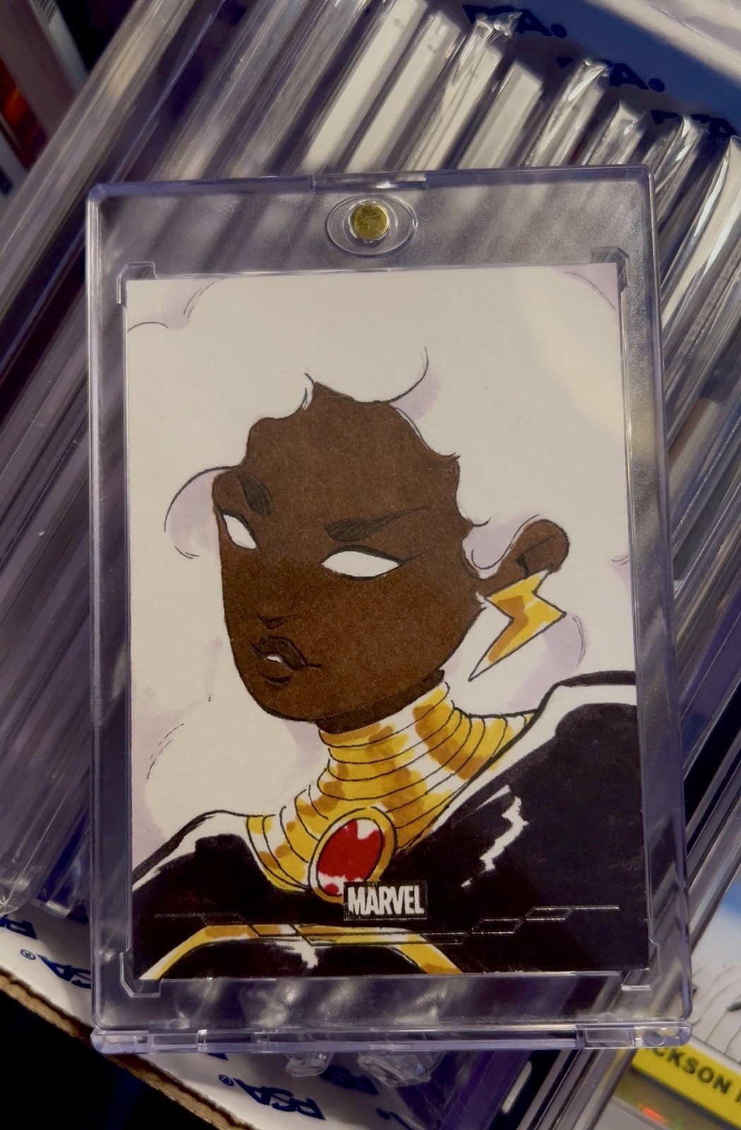 Storm 1/1 Sketch by Debora Centeio 2026 Topps Chrome Marvel Comics