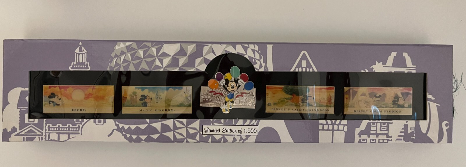 Disney\'s Marathon Limited Edition of 1500 - 5 Pin Set with Box Disney\'s Marathon Limited Edition of 1500 - 5 Pin Set with Box