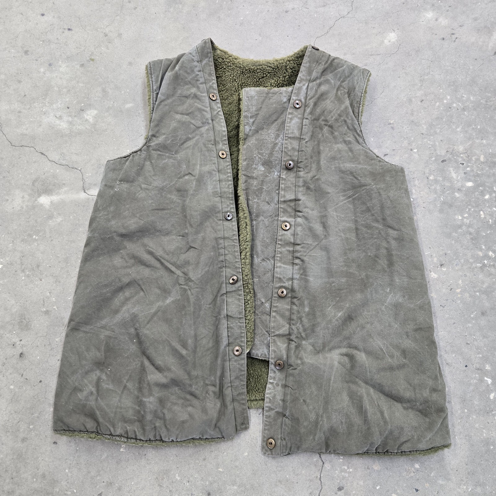 1954 Royal Dutch Army De Valk Heavy Trench Coat Liner MAAT Size 3 (LG)(42-44)