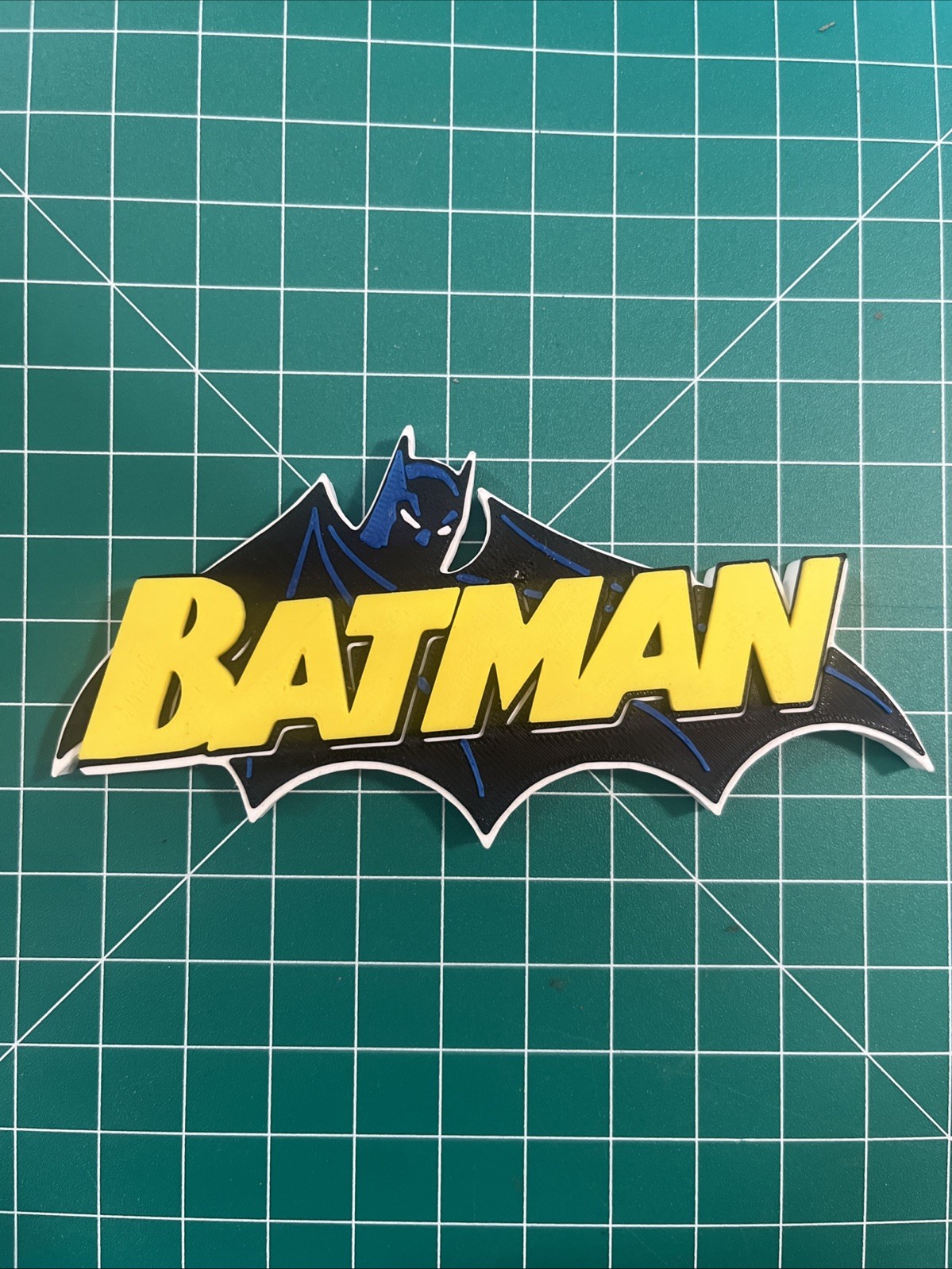 Dc Comics Batman 3D printed Logo Sign Wall Desk Shelf Art