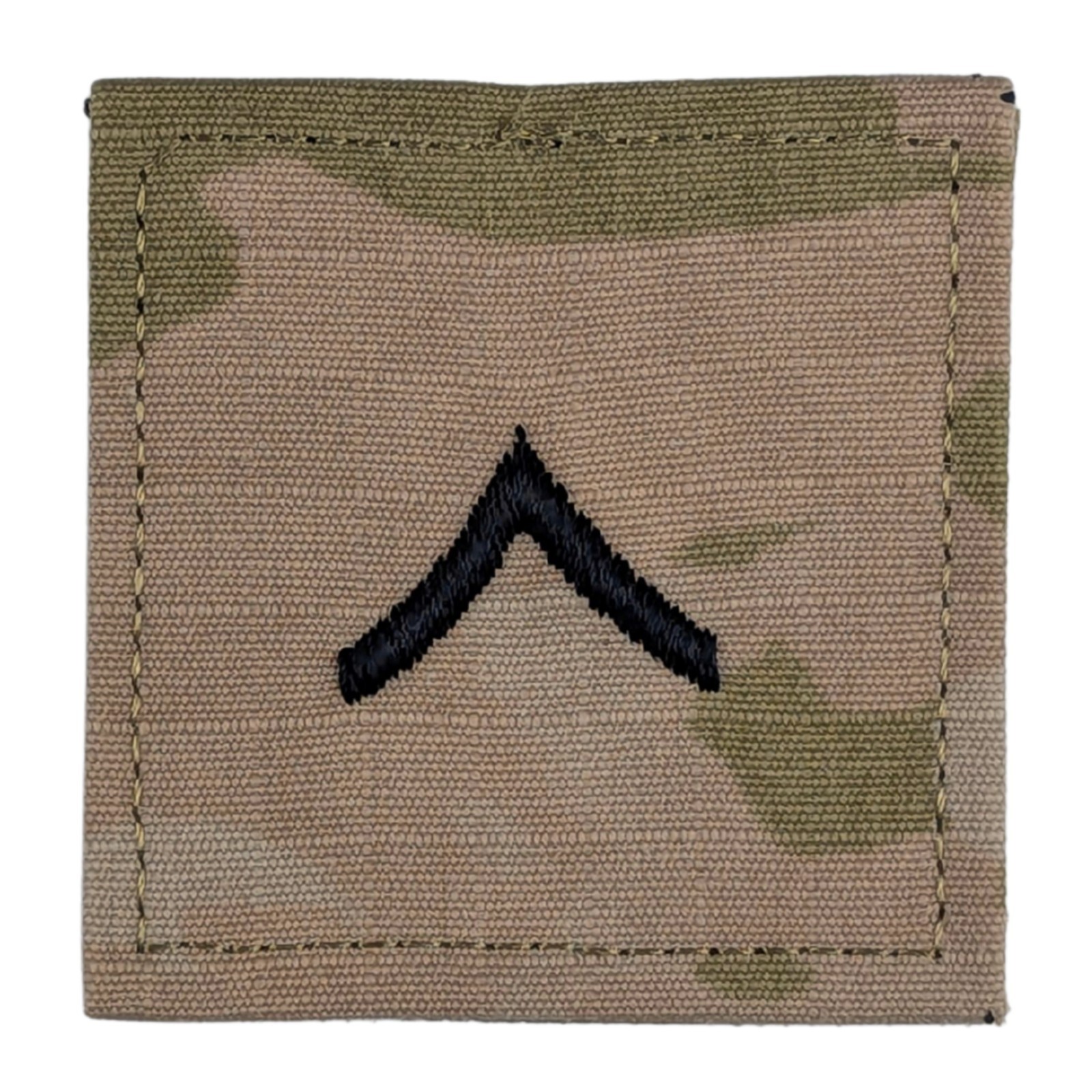 Private (PV2) OCP-3 Rank Patch - Hook Fastener - Army Combat Uniform (ACU)