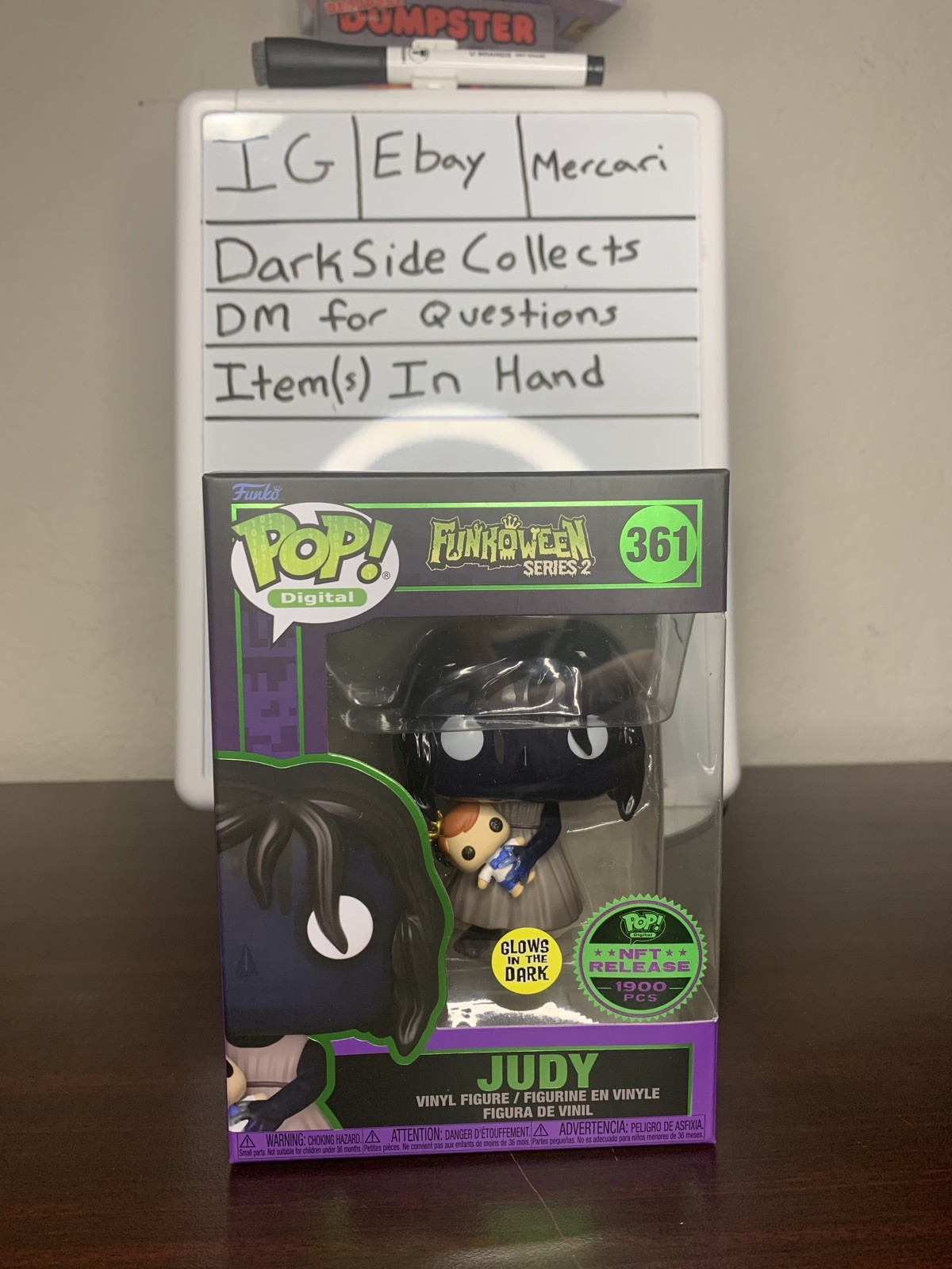Funko Pop Digital #361 Funkoween Series 2 Judy Legendary LE 1,900 
