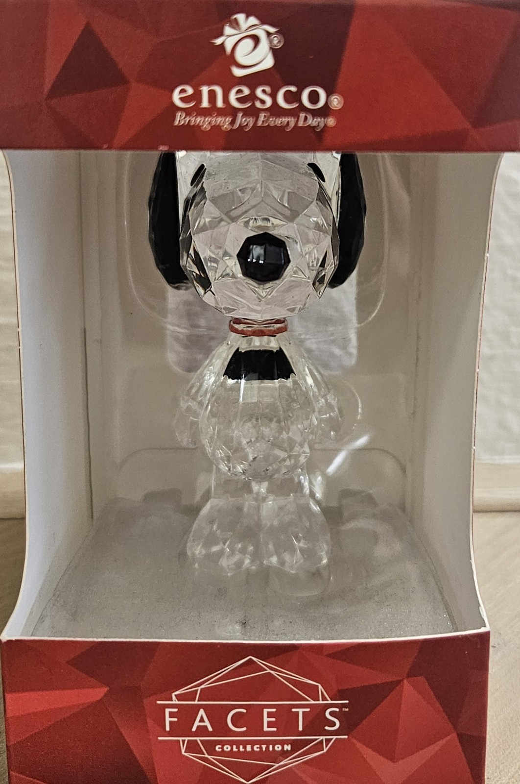 Snoopy Cascade Facets  Peanuts ENESCO New 2022 Acrylic Figurine