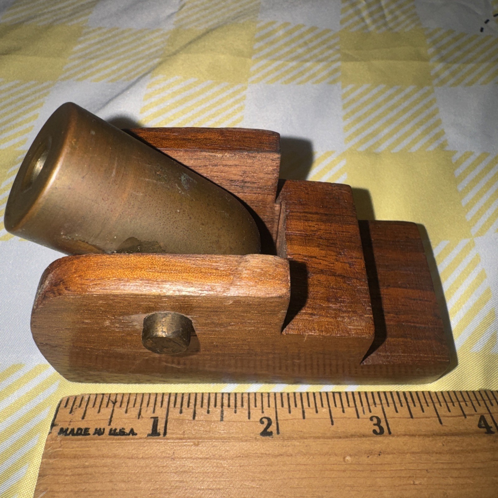 Homemade Wooden Cannon Model With Brass Barrel Desktop Collectors Looks Nice Homemade Wooden Cannon Model With Brass Barrel Desktop Collectors Looks Nice