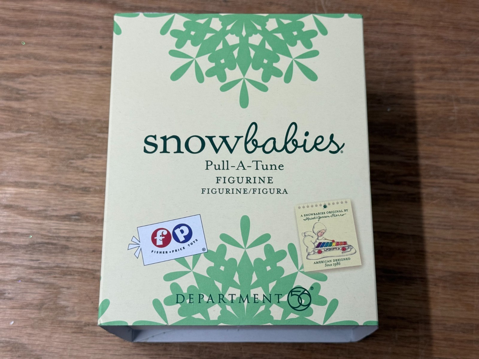 2014 DEPARTMENT 56 SNOWBABIES - FISHER PRICE TOYS - PULL-A-TUNE 4038111