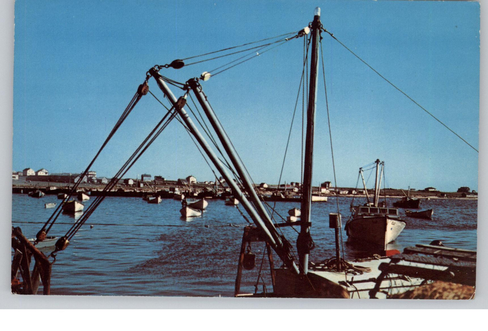 Fishermen\'s Harbour Etang du Nord Magdalen Islands 1975 Postcard