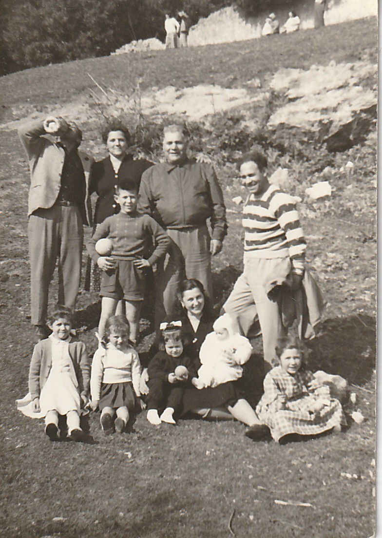 Found Vintage Photo Snapshot 1950s Italy Italian Wonderful Family in Park 476 Found Vintage Photo Snapshot 1950s Italy Italian Wonderful Family in Park 476