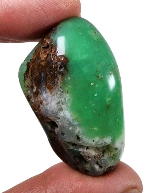 Chrysoprase Polished Stone Australia 36.3 grams