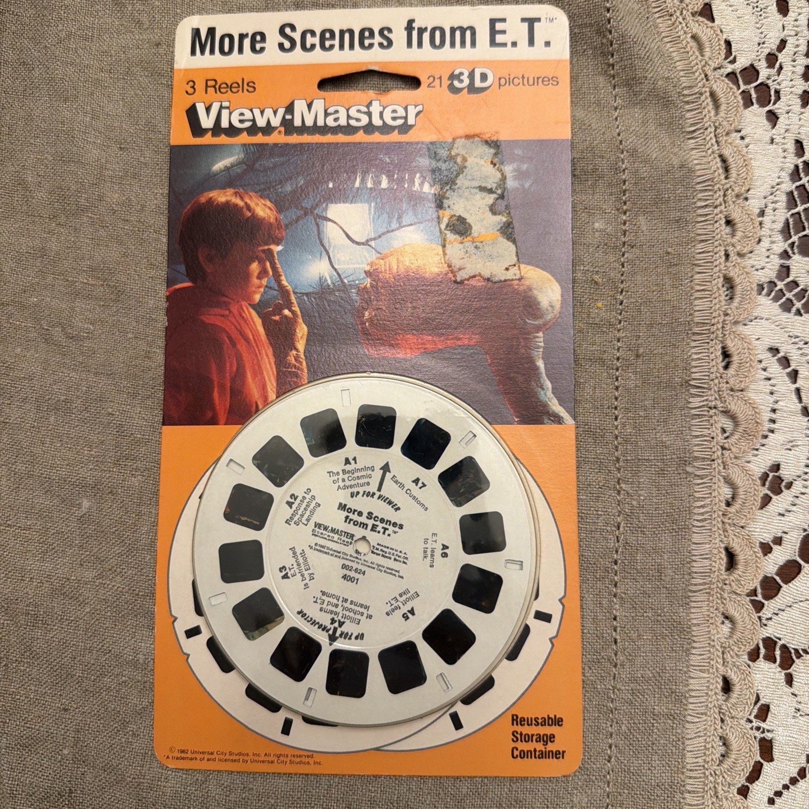 NOS View-Master 3D MORE SCENES FROM E.T.  3 Reels  1982 Sealed  Viewmaster