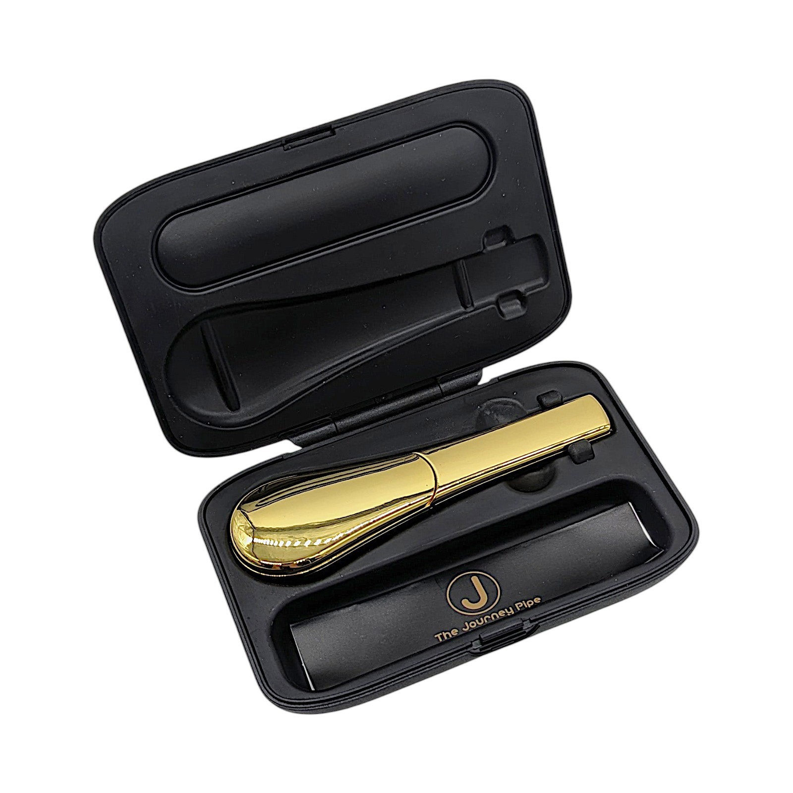 Journey J2 Magnetic Metal Tobacco Smoking Pipe Screenless Gold