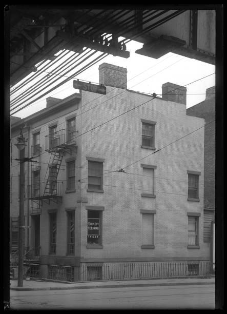 Corner of High Street and Adams Street Brooklyn New York 1922 Old Photo